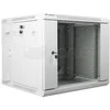 LANBERG WF02-6609-10S sieninis dvigubos sekcijų stelažas 19 colių plokščias paketas 9U/600x600mm pilkas