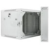 LANBERG WF02-6609-10S sieninis dvigubos sekcijų stelažas 19 colių plokščias paketas 9U/600x600mm pilkas