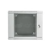 LANBERG WF02-6609-10S sieninis dvigubos sekcijų stelažas 19 colių plokščias paketas 9U/600x600mm pilkas