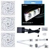 Lian Li UNI FAN TL Series korpuso ventiliatorius, 3er-Pack su valdikliu- 120mm, baltos spalvos