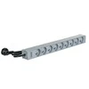 Assmann Electronic DIGITUS A-19-STRIP-3-IMP PDU išėjimo juosta 19 RACK 9xType E 1,8 m laidas su Schuko aliuminio