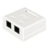 Alantec GN002 laidų jungtis 2xRJ45 Baltas