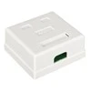 Alantec GN002 laidų jungtis 2xRJ45 Baltas