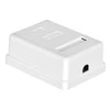 Alantec A-LAN GN005 tinklo jungiamoji dėžutė Cat5e Baltas