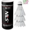 Badmintono plunksniukai Nils NBL6223, LED, 3 vnt.