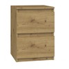 Top E Shop Naktinis Staliukas - Malwa, 2 Stalčiai, Ąžuolas Artisan