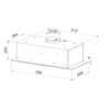 Gartraukis MAAN Ares M 60 soft touch - ventiliacinis gaubtas