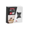 Maclean MC-715 mažas televizoriaus laikiklis sieninis laikiklis televizoriui Monitorius 13-27" LCD LED plazma 75x75 100x100