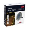 Maclean MCE318 LED saulės kelio šviestuvai su įžeminimo smaigaliu 12 LED SMD Neutral Baltas 4000K 0,7 W saulės lempa lauko tako šviesai sodo šviestuvams IP44