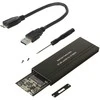Maclean MCE582 SSD dėklo adapteris SSD M.2, NGFF, USB 3.0, dydžiai 2230/2240/2260/2280, aliuminio korpusas,