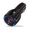 Maclean Automobilinis pakrovėjas Q3 3.0 2xUSB MCE478 B Juodas