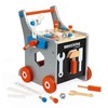 JANOD medinis magnetinis stumdukas-veiklos centras BRICO KIDS DIY TROLLEY