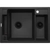 Deante granitinė virtuvinė plautuvė su magnetais Deante Magnetic ZRM G503, Metallic graphite