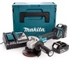 MAKITA KAMPINIS ŠLIFULĖLIS 18V‐125mm 3 x 5.0Ah LI-ION BEŠEPEČIŲ DĖKLAS MAKPAC DGA504RT3J