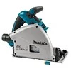 Makita DSP601ZJU Akumuliatorinis diskinis pjūklas, 56 mm, 165x20 mm, 2X18V, pjovimas kampu nuo -1° iki +48°, Bluetooth!!! lagaminas