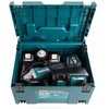 MAKITA KAMPINIS ŠLIFULĖLIS 18V‐125mm 2 x 5.0Ah LI-ION REG. BLDC lagaminas MAKPAC DGA513RTJ