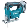 Akumuliatorinis siaurapjūklis Makita JV183DZ; 18 V (be akumuliatoriaus ir pakrovėjo); G serija