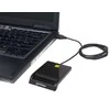 Manhattan 102049 išmanusis kortelių skaitytuvas Vidaus Juoda USB 2.0