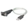 StarTech Intracom MANHATTAN USB į serijinį keitiklį jungia vieną serijinį įrenginį prie USB prievado lizdinės plokštelės