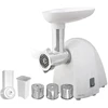 Mėsmalė Camry | CR 4802 | Baltas | 600-1500 W | Greičių skaičius 1 | Middle size sieve, mince sieve, poppy sieve, plunger, sausage filler, vegatable attachment.