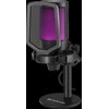 Defender, do streamowania mikrofon, IMPULSE GMC 600, garsumo valdymas, juoda, Podświetlany RGB
