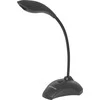 DEFENDER mikrofonas PC stovui MIC115, juodas, laidas 1,7m, 64115 MIC115 HN018