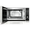 Mikrobangų krosnelė Caso | Microwave Oven with Grilis and Convection | MCG 25 Chef | Free standing | 900 W | Convection | 25 L | Grilis | Nerūdijantis plienas/Juodas