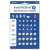 Mini šarminių baterijų rinkinys everActive 10 x G3 / LR41, 5 x G4 / LR626, 5 x G10 / LR1130, 10 x G13 / LR1154