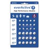 Mini šarminių baterijų rinkinys everActive 10 x G3 / LR41, 5 x G4 / LR626, 5 x G10 / LR1130, 10 x G13 / LR1154