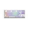 MODECOM VOLCANO LANPARTY RGB PUDDING EDITION Balta žaidimų klaviatūra (BLUE SWITCH) US