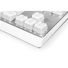 MODECOM VOLCANO LANPARTY RGB PUDDING EDITION Balta žaidimų klaviatūra (BLUE SWITCH) US