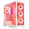 Kompiuterio Korpusas - Modecom Volcano SPACE APEX ARGB MIDI Tower Micro ATX/ATX/ITX Baltas