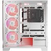 Kompiuterio Korpusas - Modecom Volcano SPACE APEX ARGB MIDI Tower Micro ATX/ATX/ITX Baltas