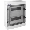 Hermetiškas modulinis paskirstymo skydas (500 V AC, 1000 V DC) 2x12 paviršinio montavimo (N+PE) IP65 RH-24 ELEKTRO-PLAST