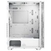 Montech X3 Mesh Midi-Tower, RGB, Tempered Glass – baltos spalvos