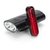 Montis Rinkinys baterinis LED dviračio žibintas MT107 Galinis apšvietimas + Priekinis apšvietimas (rinkinys) 270 lm