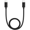 Įkroviklis Motorola TurboPower 50W dvigubas USB-C/USB-A su USB-C laidu 1m juodos spalvos