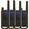 Motorola Talkabout T82 Extreme Quad Pack two-way radio 16 channels Juodas,Oranžinis