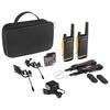 Motorola Talkabout T82 Extreme Twin Pack two-way radio 16 channels Juodas, Oranžinis