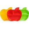 MUNCHKIN lėkštės su skyreliais, Lil Apple, 6mėn+, 3 vnt, 91513P