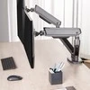 Laikiklis „NanoRS“ dviejų monitorių žaidimų laikiklis, RGB LED apšvietimas, 17–32 colių, maks. 9kg, VESA 75x75 / 100x100, RS166