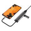 NATEC daugiaportinis „Fowler Slim“ USB-C šakotuvas, USB 3.0 x2, HDMI, 4K, USB-C PD
