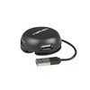 NATEC NHU-1330 Hub USB 2.0 BUMBLEBEE 4-jungtys Juodas