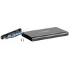 NATEC NKZ-0942 Natec HDD/SSD external enclosure RHINO-C for 2.5 SATA - USB Type-C, Aluminum