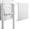 Laikiklis „Neomounts NEWSTAR“ MOBILUSIS PLOKŠČIAEKRANIO GRINDŲ STOVAS (AUKŠTIS: 160 CM) 37–70" Baltas
