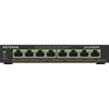 NETGEAR 8 prievadų Gigabit Ethernet didelės galios PoE+ Plus komutatorius (GS308EPP) valdomas L2/L3 Gigabit Ethernet (10/100/1000) Power over Ethernet (PoE) juodas