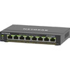 NETGEAR 8 prievadų Gigabit Ethernet didelės galios PoE+ Plus komutatorius (GS308EPP) valdomas L2/L3 Gigabit Ethernet (10/100/1000) Power over Ethernet (PoE) juodas