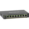 NETGEAR 8 prievadų Gigabit Ethernet didelės galios PoE+ Plus komutatorius (GS308EPP) valdomas L2/L3 Gigabit Ethernet (10/100/1000) Power over Ethernet (PoE) juodas