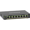 NETGEAR 8-Port Gigabit Ethernet PoE+ Plus Switch (GS308EP) Managed L2/L3 Gigabit Ethernet (10/100/1000) Power over Ethernet (PoE) Juodas