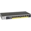 NETGEAR GS108LP Unmanaged Gigabit Ethernet (10/100/1000) Power over Ethernet (PoE) 1U Juodas, Pilkas